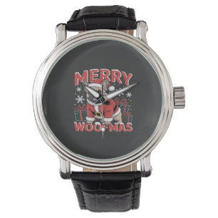French Bulldog Santa Claus Hat Merry Christmas Dog Watch