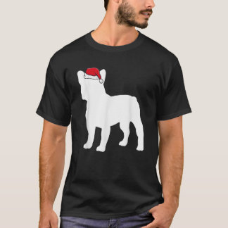 French Bulldog Santa Hat Christmas Pajama Cute Dog T-Shirt