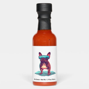 French Bulldog SciFi Wearing Cool Sunglasses Hot Sauces