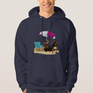 French Bulldog Sea French Bulldog Vacation Hoodie