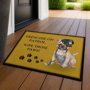 French Bulldog Security Door Mat