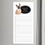 French Bulldog Shopping List  Magnetic Notepad