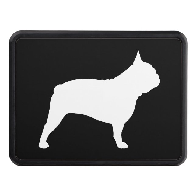 French Bulldog Silhouette | Frenchie Dog Hitch Cover (Front)