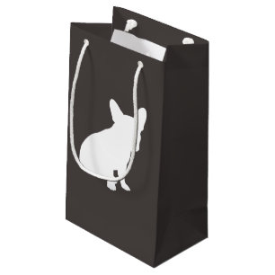 French Bulldog Silhouette Party Small Gift Bag