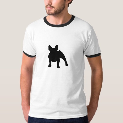 French Bulldog Silhouette T_Shirt