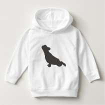 French Bulldog Silhouette Yoga Pose Hoodie French Bulldog Silhouette Yoga Pose Hoodie