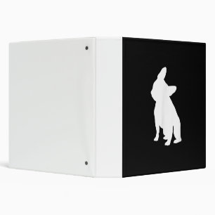 french bulldog simple frenchie cute gift 3 ring binder