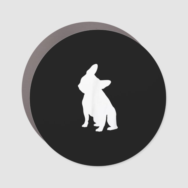 french bulldog simple | frenchie cute gift car magnet (Front)