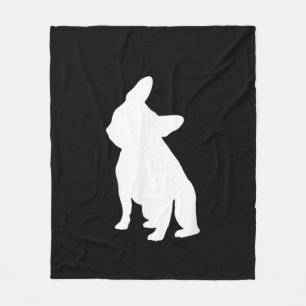french bulldog simple frenchie cute gift fleece blanket
