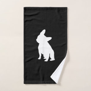 french bulldog simple frenchie cute gift hand towel