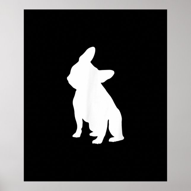 french bulldog simple | frenchie cute gift poster (Front)