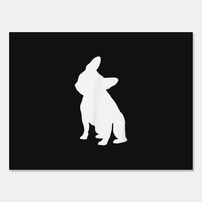 french bulldog simple | frenchie cute gift sign (Front)