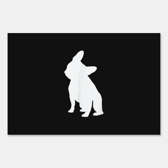 french bulldog simple | frenchie cute gift sign (Front)