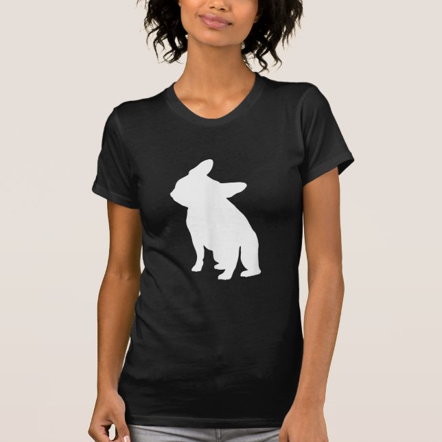 french bulldog simple | frenchie cute gift T-Shirt (Front)