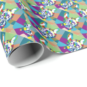 French Bulldog sitting Wrapping Paper