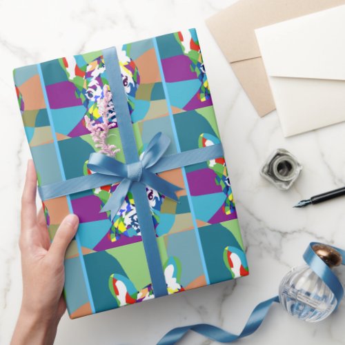 French Bulldog sitting Wrapping Paper