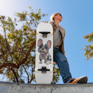 French Bulldog Skateboard