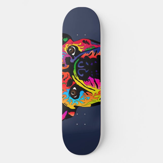 French Bulldog Skateboard Deck (Front)