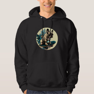 French Bulldog Skateboard Skateboarding Dog  Sport Hoodie