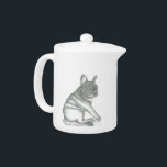 French Bulldog sketch teapot<br><div class="desc">Make tea time a little more fun with this sweet French Bulldog teapot.</div>