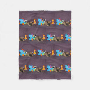 French Bulldog small puppy Bulldog Fleece Blanket