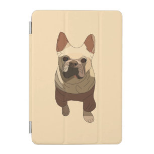French Bulldog, Soft Peach iPad Mini Cover
