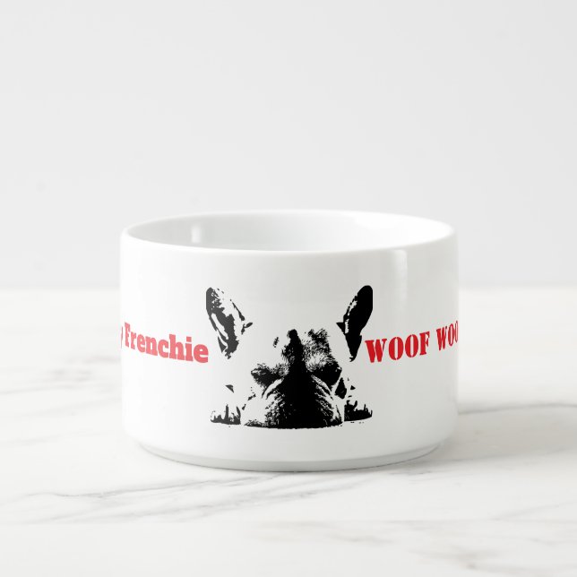 French Bulldog Soup Mug (Center)