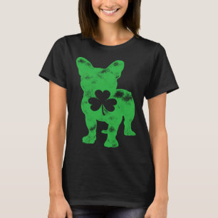 French Bulldog St Patrick s Day Men Women Shamrock T-Shirt