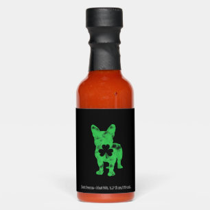 French Bulldog St Patrick's Day Boys Girls Shamroc Hot Sauces