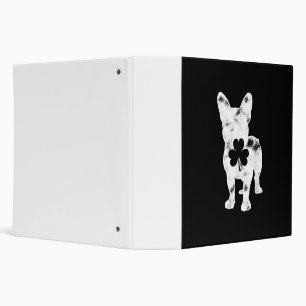french bulldog st patricks day gift 3 ring binder