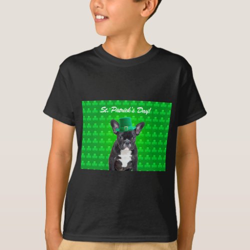 French Bulldog St Patricks Day T_Shirt