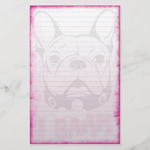 French Bulldog Stationary Stationery
