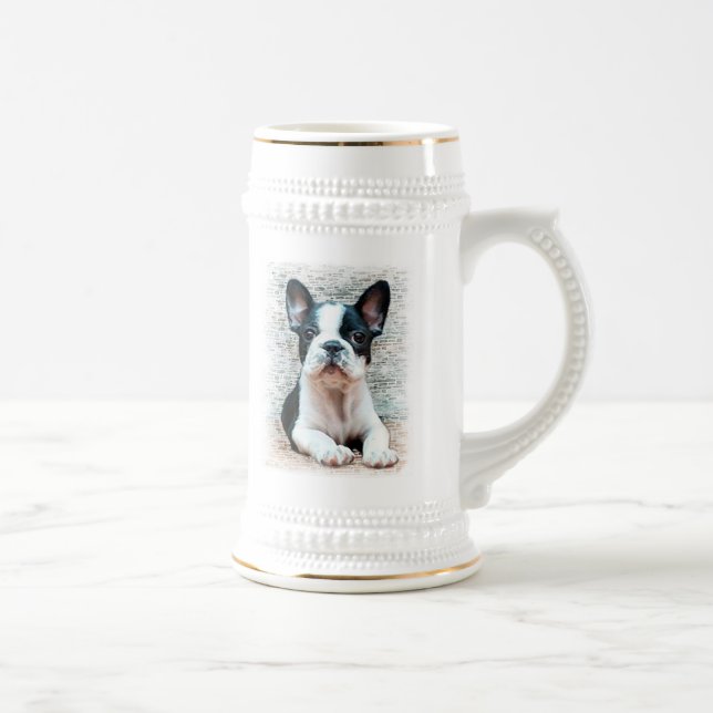 French Bulldog stein (Right)