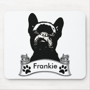 French Bulldog Stencil Personalized Mouse Pad