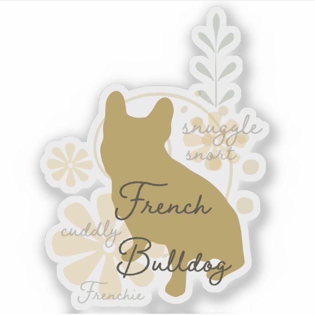 French Bulldog Sticker (Front)