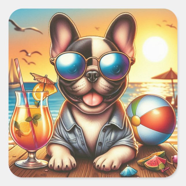 French Bulldog Sticker (Front)