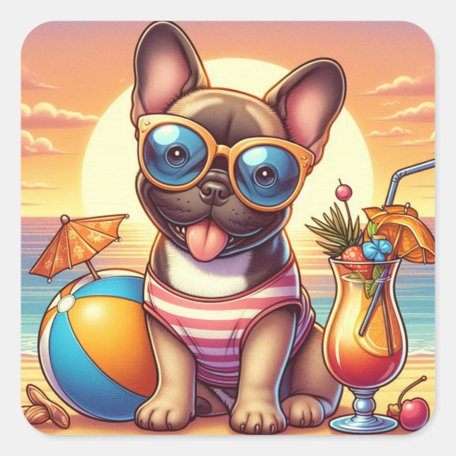French Bulldog Sticker (Front)