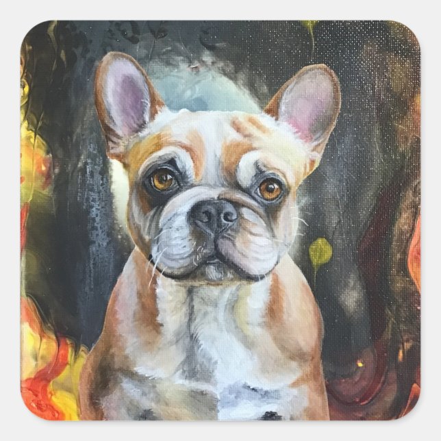French bulldog stickers (Front)