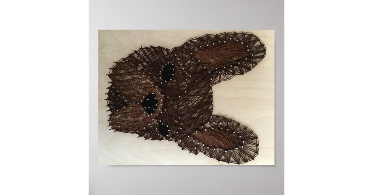 French Bulldog String Art Poster | Zazzle