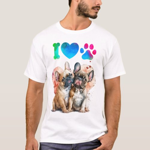 French Bulldog Stylish and Unique Design Tee