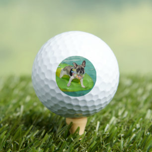 French Bulldog Summer French Bulldog Golf Balls