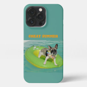 French Bulldog Summer French Bulldog iPhone 13 Pro Case