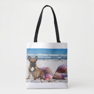 French Bulldog Summer French Bulldog Tote Bag