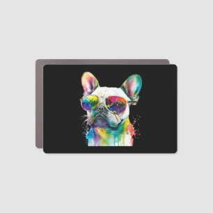 French Bulldog Sunglasses Dog Puppy Car Magnet
