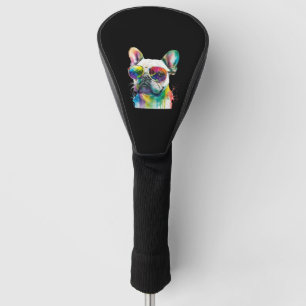 French Bulldog Sunglasses Dog Puppy            Golf Head Cover
