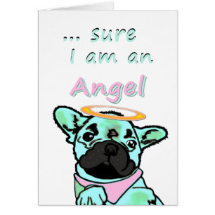 French Bulldog Sure Angel French Bulldog Cards