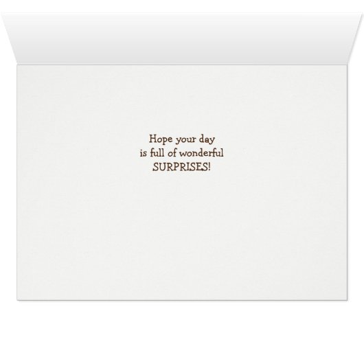 French Bulldog Surprise Birthday (Inside Horizontal (Bottom))