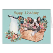 French Bulldog Surprise Birthday (Front Horizontal)