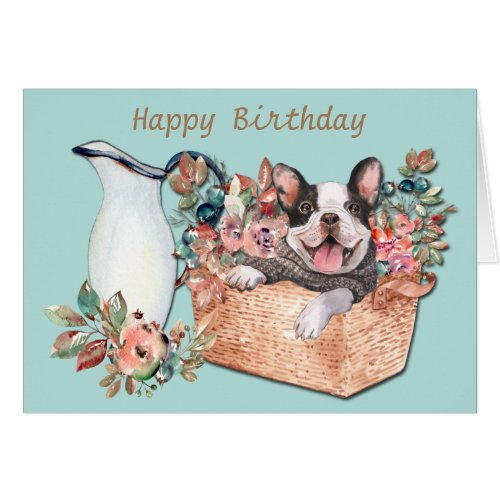 French Bulldog Surprise Birthday
