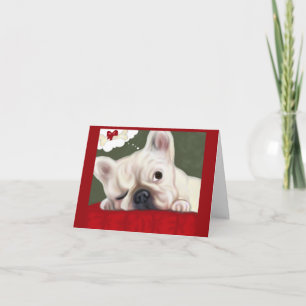French Bulldog Sweet Dreams Holiday Card